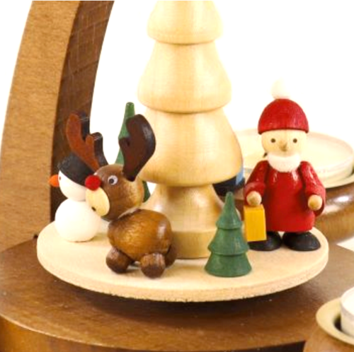 Christmas Pyramid (Medium)- Santa, Snowman and Reindeer